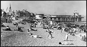 Deckchairs: WEYMOUTH BEACH