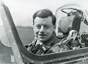 Royal Aeronautical Society: Wg Cdr...Dickie... Martin, Chief Test Pilot, Gloster