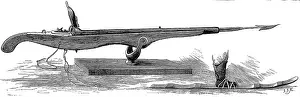 Nares: Whale Gun and Snow-shoe, 1875