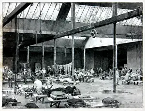 The Fortunino Matania Collection: Wharf Mill, Bury - Italian internees, WWII - Matania