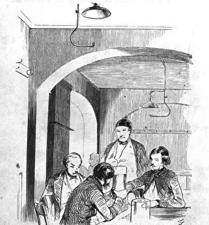 Tavern: Wheat beer tavern in Berlin, around 1840