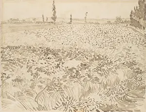 Repetitive: Wheat Field, by Vincent Van Gogh, 1888, Dutch Post-Impressio