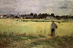 Berthe: In the Wheatfield, by Berthe Morisot