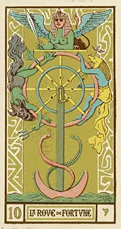 Tides: Wheel of Fortune on a tarot card