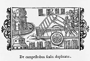 Pikes: WHEELED SIEGE LADDER