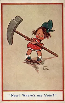 Demands: Where's My Vote? Child with Hammer