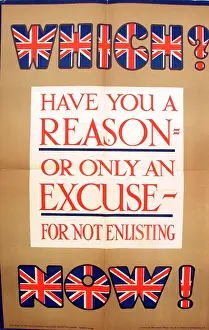 Excuse: WHICH.AN EXCUSE - FOR NOT ENLISTING NOW !