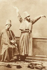 Seeker: Whirling Dervish with ney player - Salonica