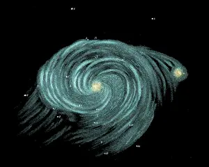 Whirlpool: Whirlpool Galaxy, William Parsons, 1850