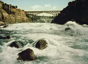 Whirlpool: Whirlpool Rapids and Lower Steel Arch Bridge, Niagara Falls