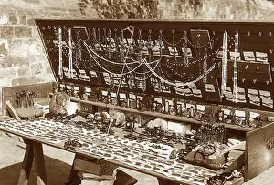 A Whitby Jet Stall Victorian period