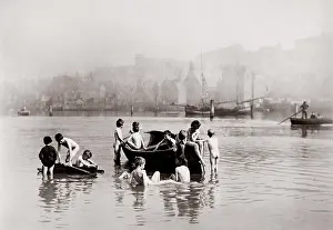 Rats: Whitby: The Water Rats - boys playing in the water