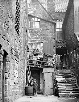 A Whitby yard, Victorian period