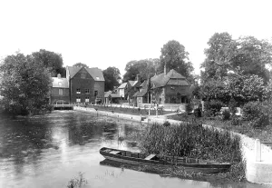 Whitchurch: Whitchurch, Mill and Cottages 1899