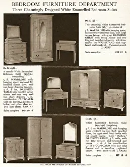 Wardrobe: White bedroom suites 1929
