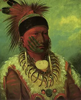 Catlin: White Cloud, Head Chief of the Iowas