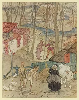 Told: White Cow with Red Ears