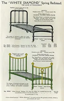 Unattributed: The White Diamond Bedstead No. 1