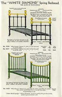 Unattributed: The White Diamond Bedstead No. 2