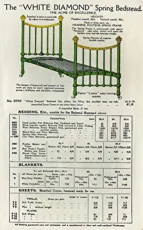 Unattributed: The White Diamond Bedstead No. 3