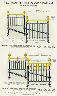 Unattributed: The White Diamond Bedstead No. 4