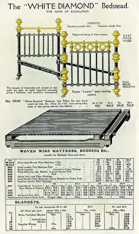 Unattributed: The White Diamond Bedstead No. 6