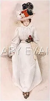 Virginal: WHITE DRESS RED HAT 1901
