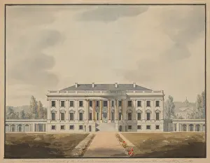 Latrobe: The White House in 1817. View of the South ?