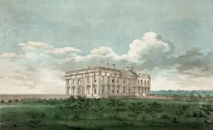 Conflagration: White House after fire in Washington DC