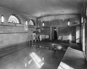 Swam: White House swimming pool during the Eisenhower