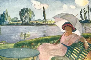 Adornments: The White Parasol