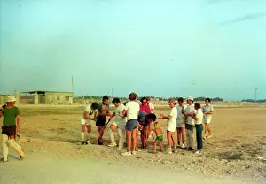 The British Caribbean History Collection: White people playing cricket in Oman