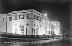 Nighttime: White Rock Pavilion at Night