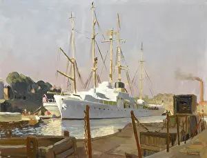 Docked: A White Ship