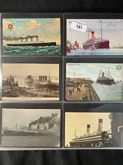 White Star Line - six assorted postcards