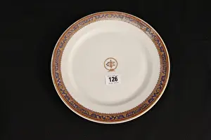 Mercantile: White Star Line - Buffalo china dinner plate