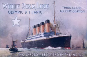 Shipwrecks: White Star Line Third Class booklet