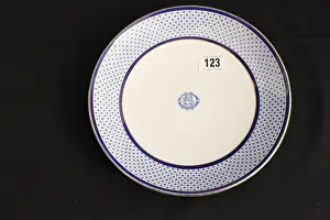 Osnc: White Star Line - Copeland Spode blue and white plate