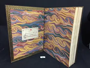 Woodbury: White Star Line, decorative endpapers, presentation book