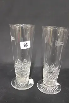Celery: White Star Line - two First Class celery glasses