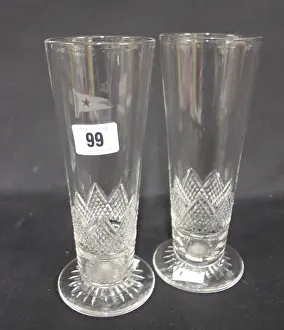 Celery: White Star Line - two First Class celery glasses