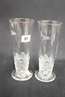 Celery: White Star Line - two First Class celery glasses