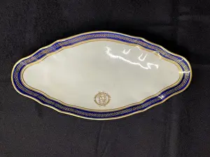 Osnc: White Star Line, First Class oval lozenge dish