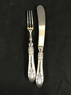 Pickle: White Star Line - First Class pickle knife and fork