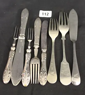 Flatware: White Star Line - knives and forks