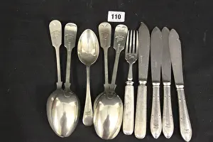 Kosher: White Star Line - knives, spoons and fork