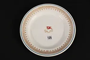 Burgee: White Star Line - Losol Ware dinner plate