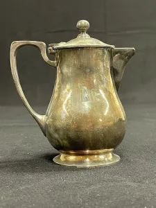 Electroplate: White Star Line, Mappin and Webb chocolate pot
