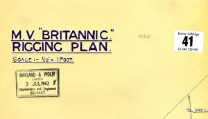 White Star Line, MV Britannic rigging plan