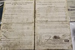 2ins: White Star Line, Olympic and Titanic, brochure